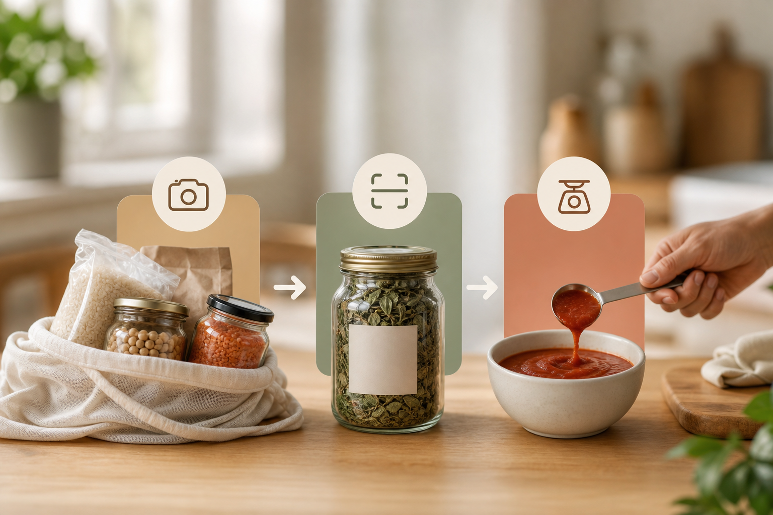 ai photo calorie counting hybrid workflow sketch
